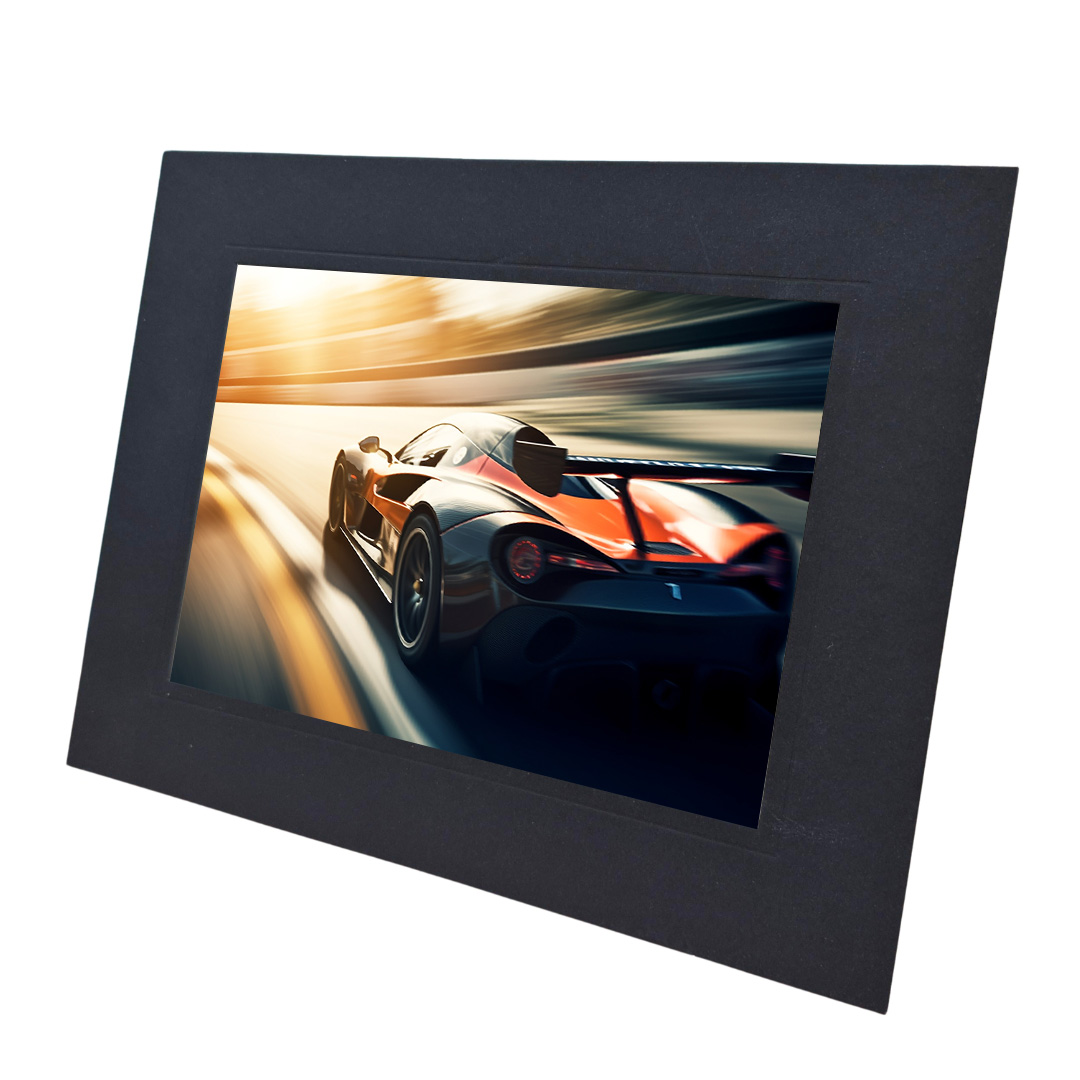 8x12 Modern Black Photo Mounts (100)