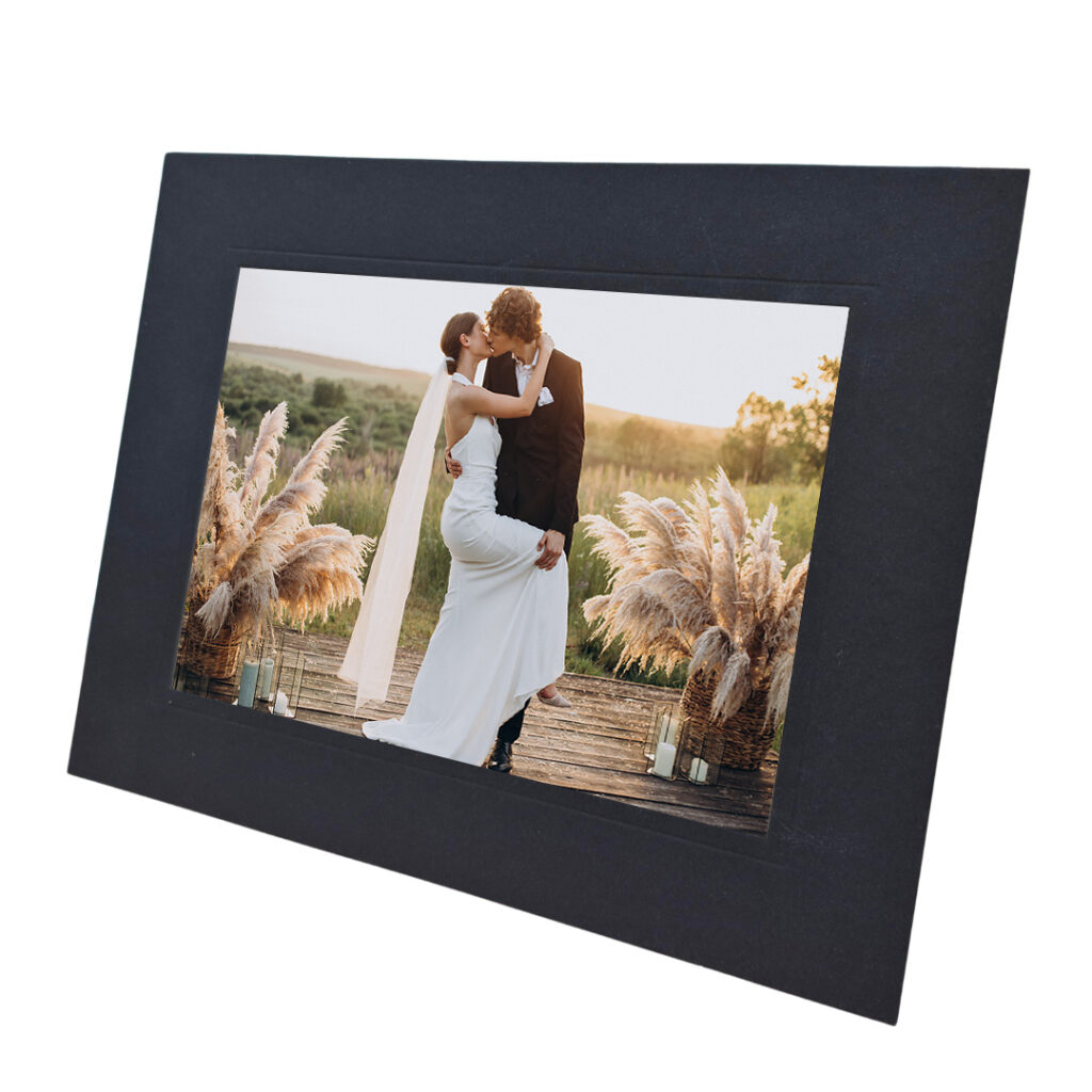 black photo mounts