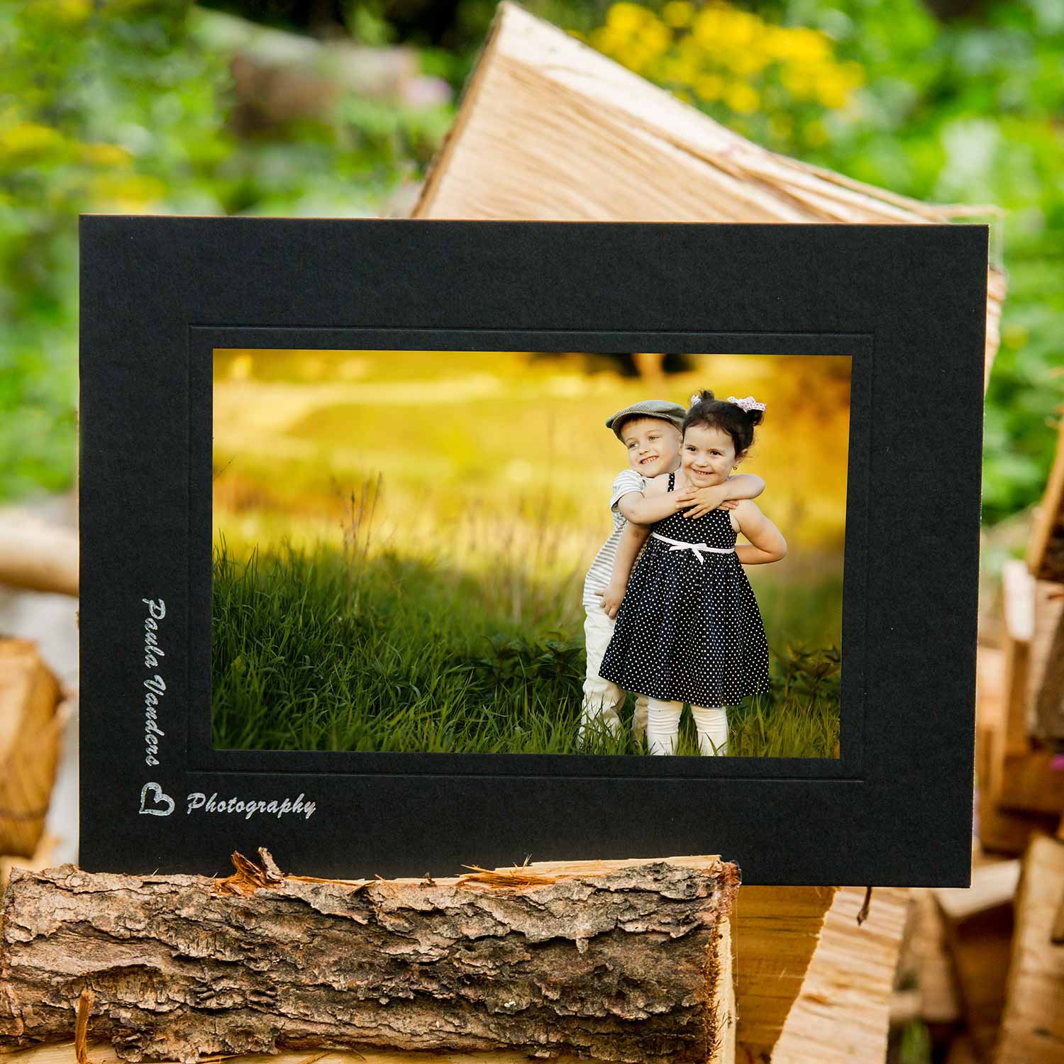 Modern Black Photo Mounts