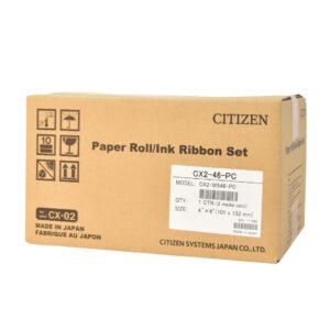 CX-02 4x6 Print Media Paper & Ribbon