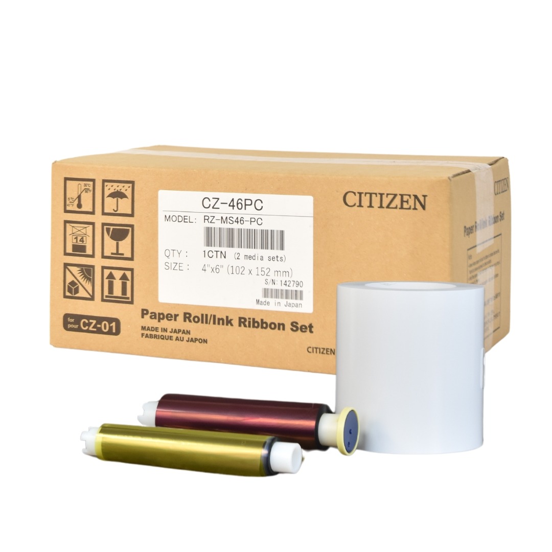 CZ-01 4x6 media and ribbons