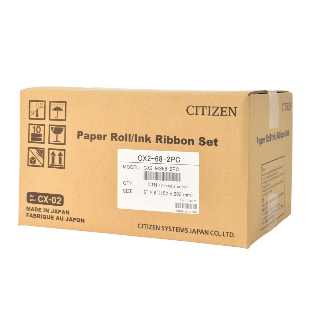 citizen 6x8 dye sub print media box