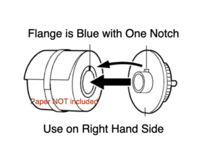 P910L Right Hand Paper Spindle-Blue