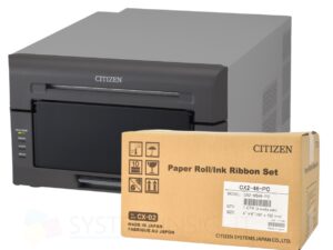 CX02 4x6 bundle Citizen CX-02 printer and box of 4x6 print media