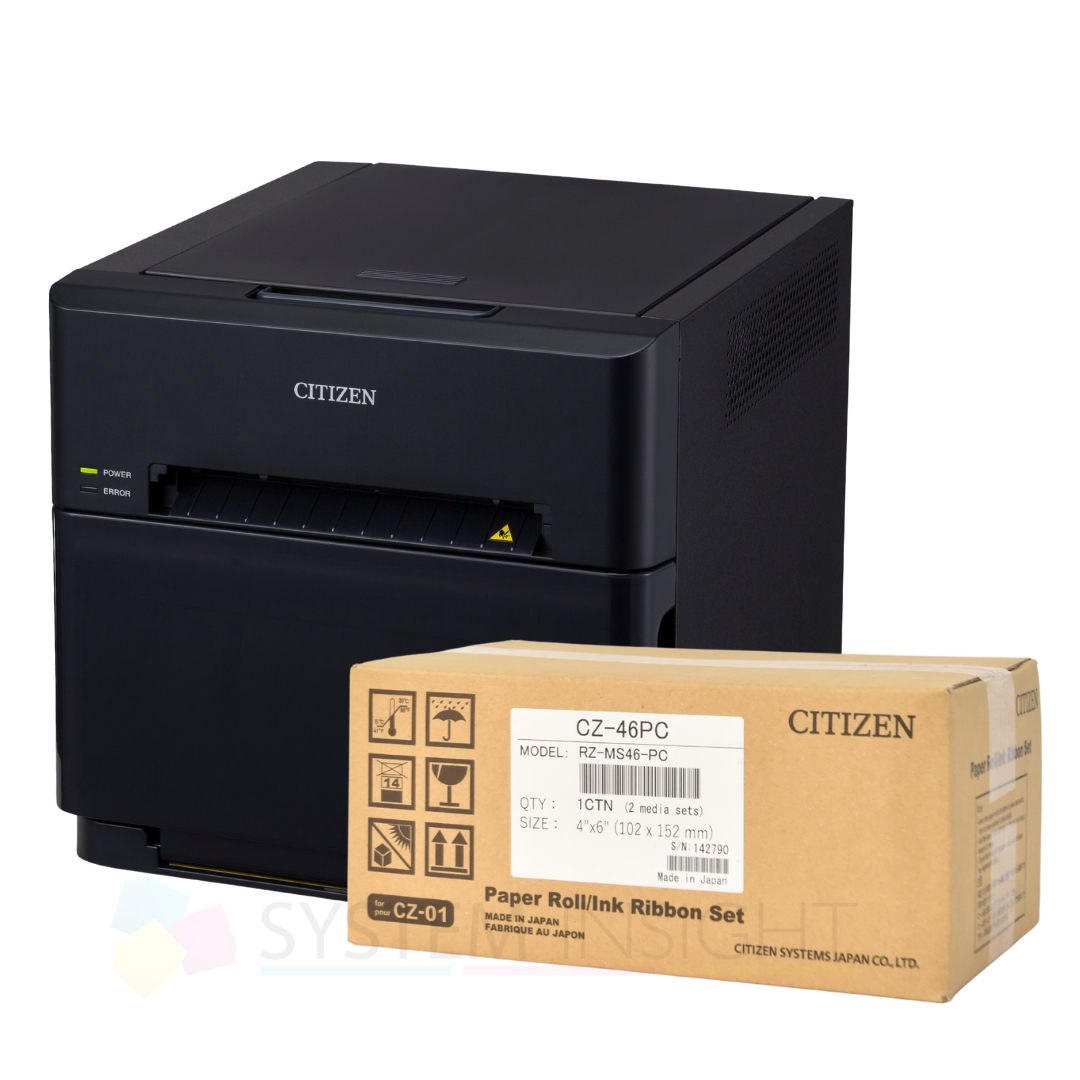 CZ01 printer with media