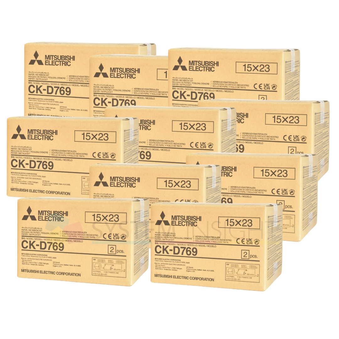 Mitsubishi CK-D769 6x9 Media - 10 Box Bundle